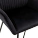 Dining Chairs 6 Pcs Black Velvet Xiibox