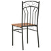 Dining Chairs 6 Pcs Brown Mdf Gl34919