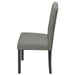 Dining Chairs 6 Pcs Grey Fabric Gl443