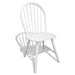 Dining Chairs 6 Pcs White Solid Rubber Wood Xixbkb