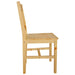 Dining Chairs 6 Pcs Pinewood Gl45119