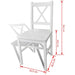 Dining Chairs 6 Pcs White Pinewood Gl453196