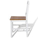 Dining Chairs 6 Pcs White Pinewood Gl47719