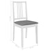 Dining Chairs With Cushions 2 Pcs White Solid Wood Xailtl