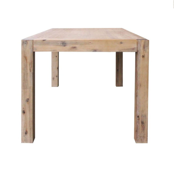 Dining Table 210cm Large Size With Solid Acacia Wooden Base