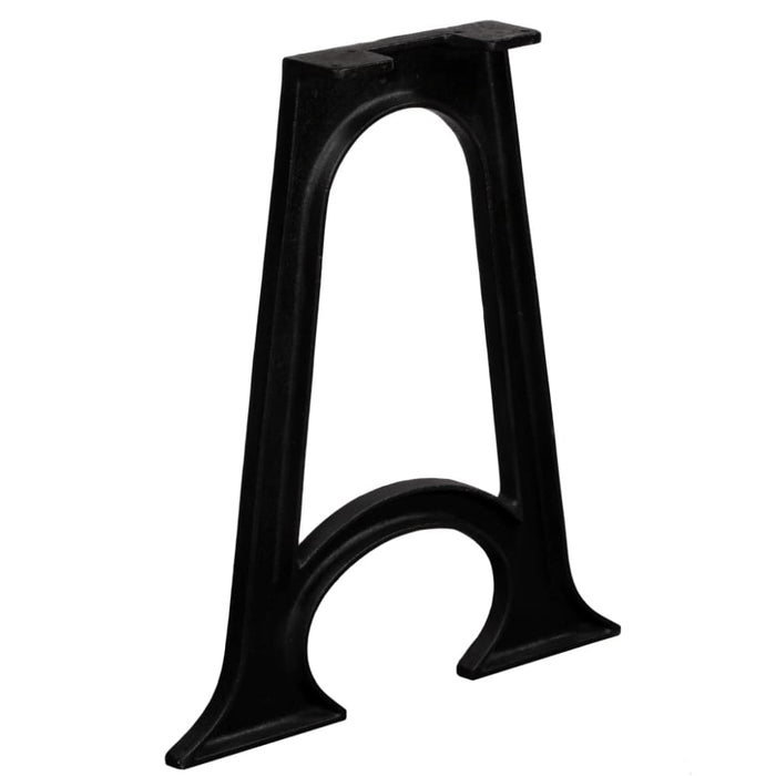 Dining Table Legs 2 Pcs With Arched Base A-frame Cast Iron