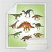 Dinosaur Sherpa Throw Blanket Jurassic Printed Bedspread