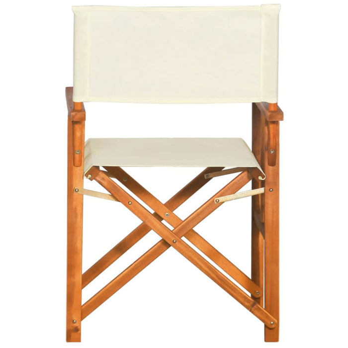 Director’s Chairs 2 Pcs Solid Acacia Wood Apkal