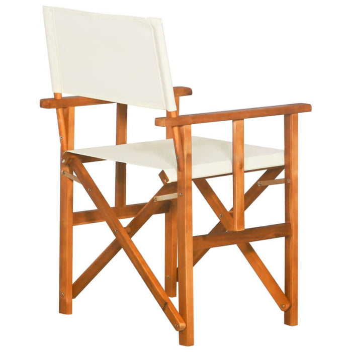 Director’s Chairs 2 Pcs Solid Acacia Wood Apkal