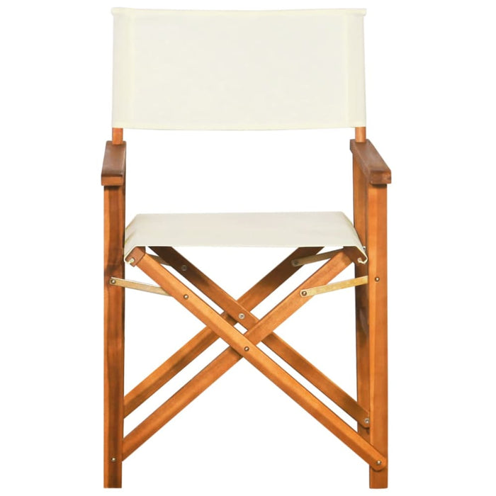 Director’s Chairs 2 Pcs Solid Acacia Wood Apkal