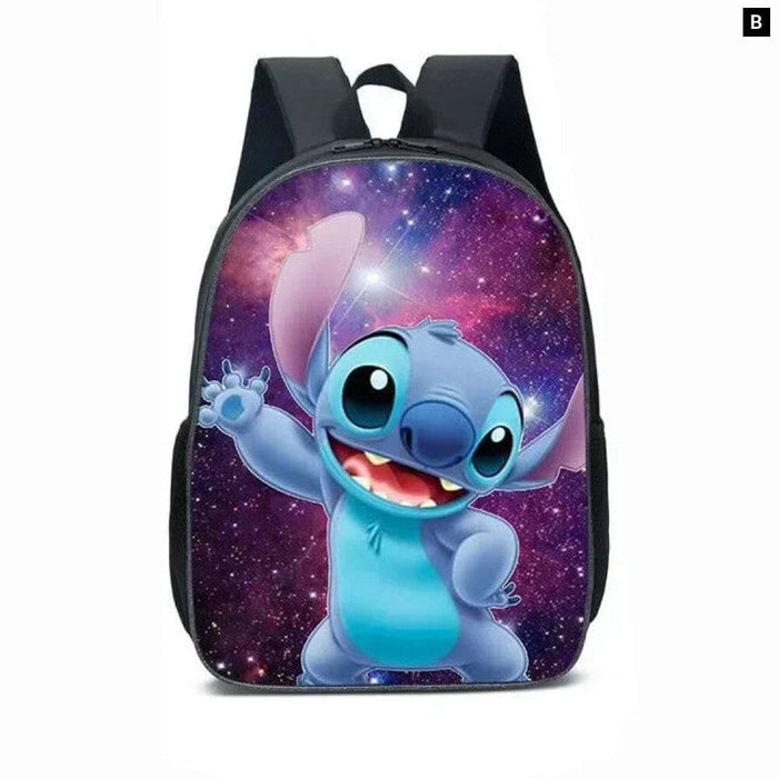 Disney Stitch School Backpack For Primary And Middle