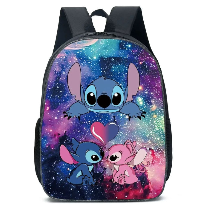 Disney Stitch School Backpack For Primary And Middle