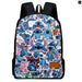 Disney Stitch School Backpack For Primary And Middle