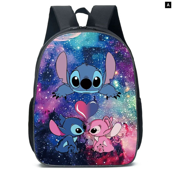 Disney Stitch School Backpack For Primary And Middle