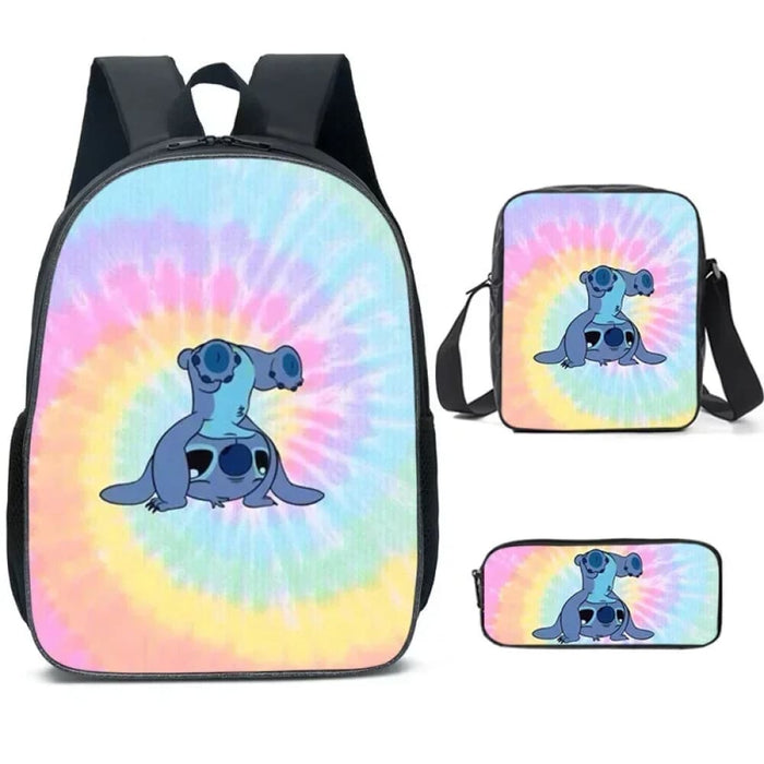 Disney Stitch School Bag Set For Students