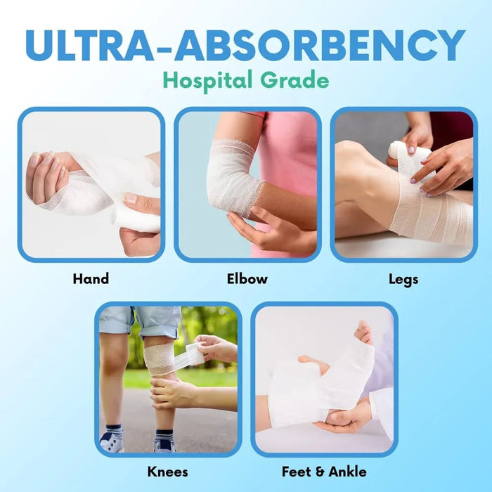 Disposable First Aid Wound Dressing Tear Resistant Bandage