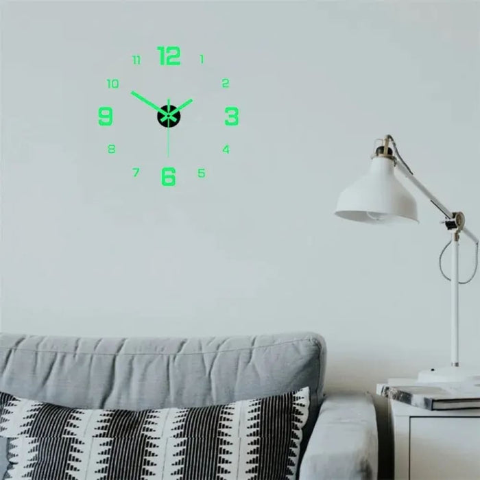 Diy Luminous Wall Clock For Study Or Living Room