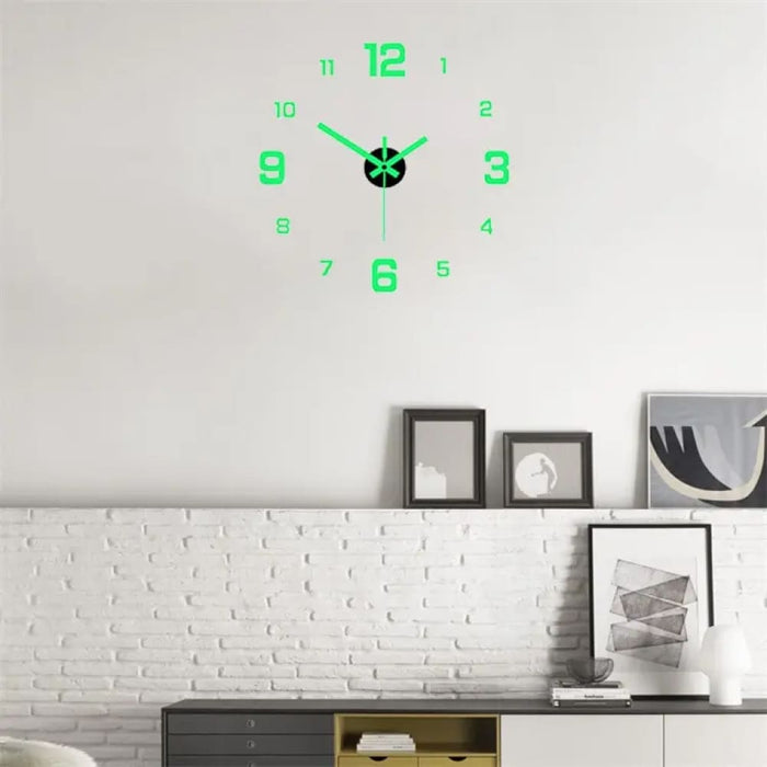 Diy Luminous Wall Clock For Study Or Living Room