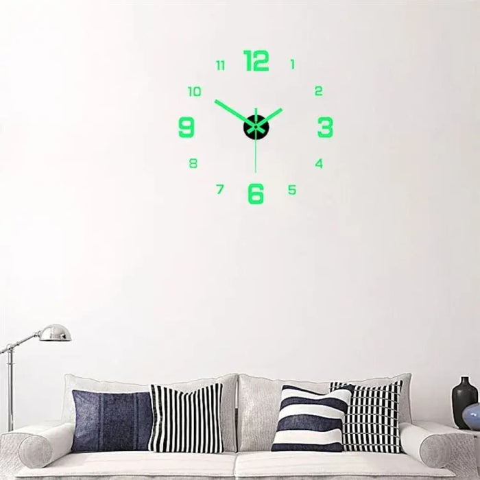 Diy Luminous Wall Clock For Study Or Living Room