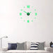 Diy Luminous Wall Clock For Study Or Living Room