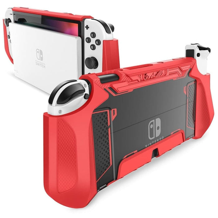 Dockable Tpu Grip Protective Cover For Nintendo Switch Oled