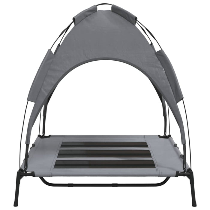 Dog Bed With Canopy Anthracite Oxford Fabric And Steel