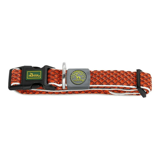 Dog Collar By Hunter Basic Thread Orange Size s