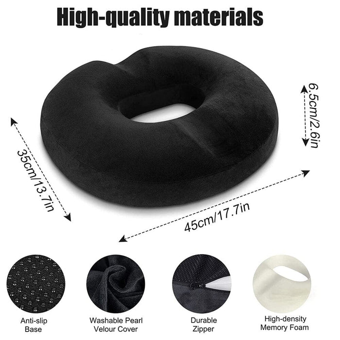 Donut Cushion Orthopedic Tailbone & Coccy Memory Foam