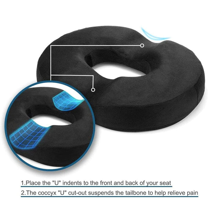 Donut Cushion Orthopedic Tailbone & Coccy Memory Foam