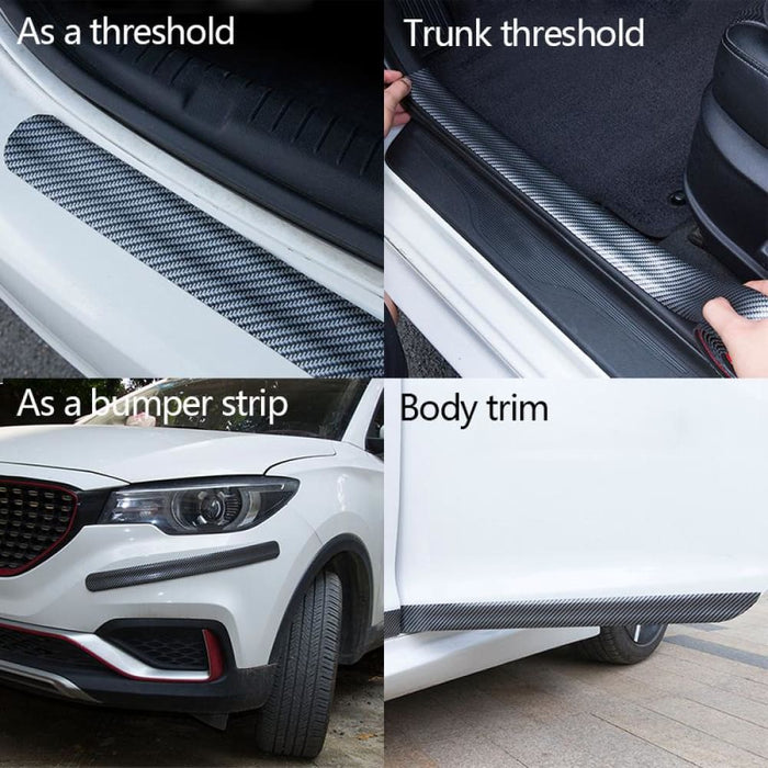 Car Door Protector Scratch Proof Threshold Guard Carbon