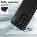 Double Buckle Pu Phone Case Full Coverage For Samsung