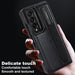 Double Buckle Pu Phone Case With Pen Slots For Samsung