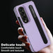 Double Buckle Pu Phone Case With Pen Slots For Samsung