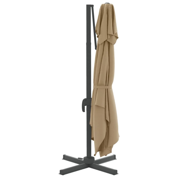 Double Top Cantilever Umbrella Taupe 400x300 Cm Tokkpb