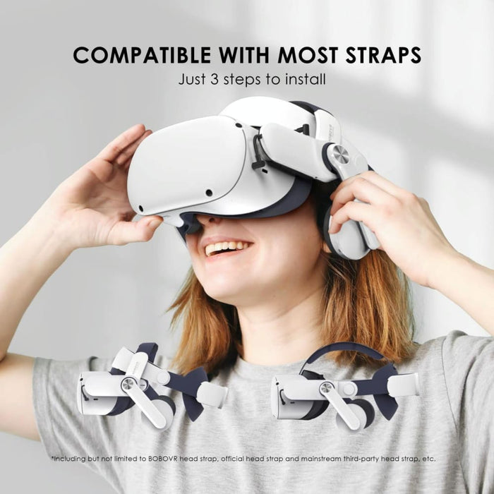 Double Earmuff Headphones For Oculus Quest 2