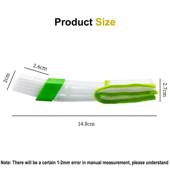 Double Ended Car Vent Cleaner Brush