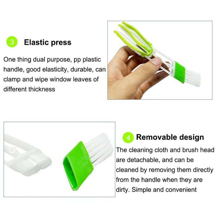 Double Ended Car Vent Cleaner Brush