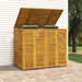 Double Garbage Bin Shed 140x89x117 Cm Solid Wood Acacia