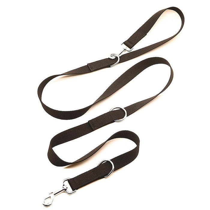 Double Head Adjustable Running Dog Leash