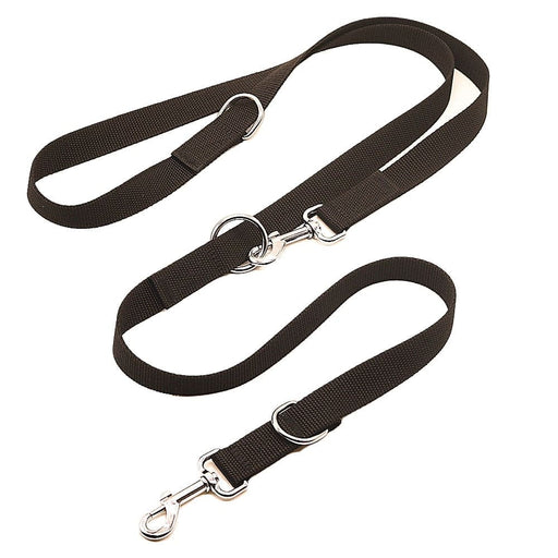 Double Head Adjustable Running Dog Leash