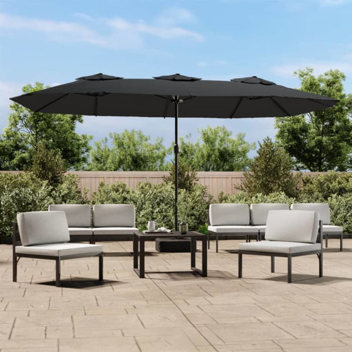 Double-head Parasol Anthracite 449x245 Cm Tlxkai