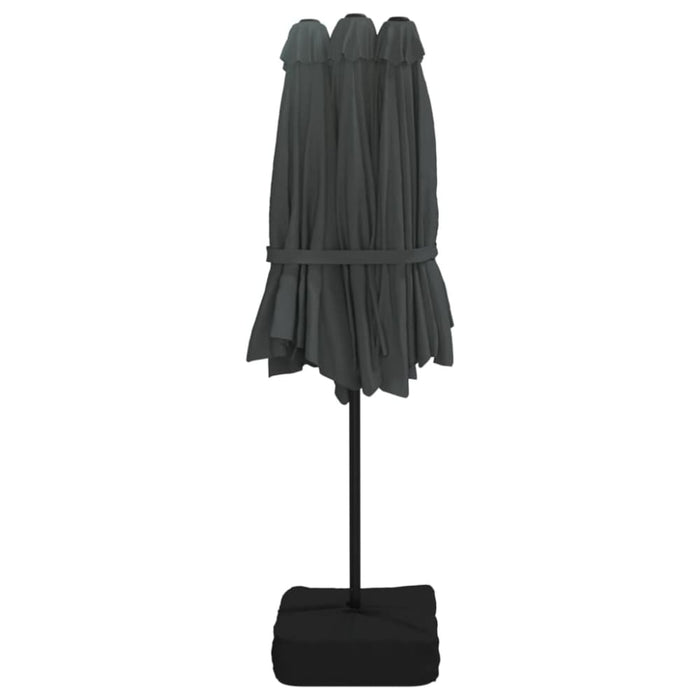 Double-head Parasol Anthracite 449x245 Cm Tlxkai