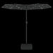 Double-head Parasol With Leds Anthracite 316x240 Cm Tlxkio