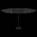 Double-head Parasol With Leds Anthracite 449x245 Cm Tlxkpp