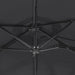 Double-head Parasol With Leds Black 316x240 Cm Tlxkip