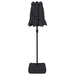 Double-head Parasol With Leds Black 316x240 Cm Tlxkip