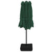 Double-head Parasol With Leds Green 449x245 Cm Tlxkpa