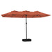 Double-head Parasol Terracotta 449x245 Cm Tlxkpb