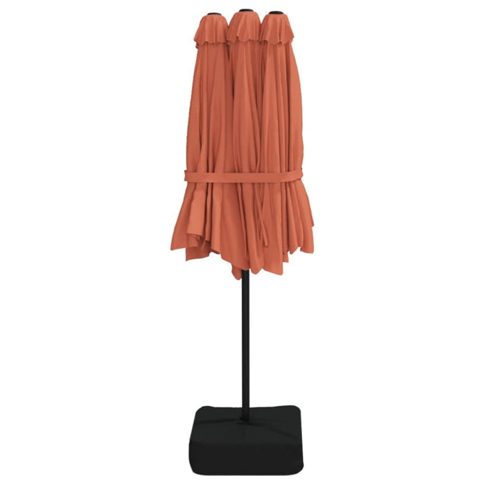 Double-head Parasol Terracotta 449x245 Cm Tlxkpb