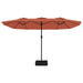 Double-head Parasol Terracotta 449x245 Cm Tlxkpb